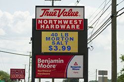 Northwest Hardware Sign