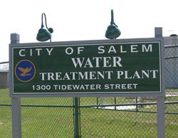 Water Treatment Plant Sign