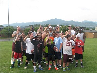 Football Camp Participants
