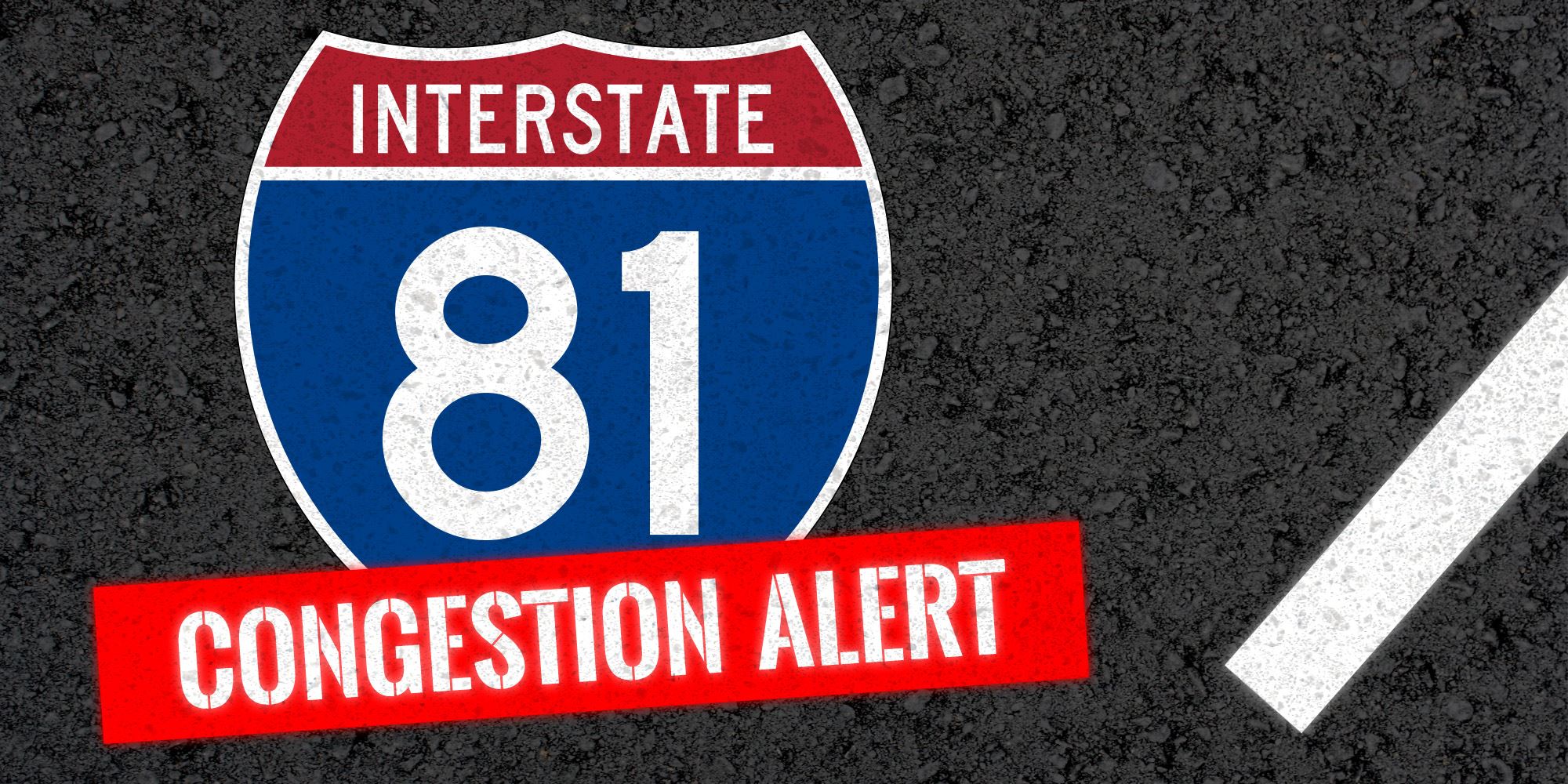 Interstate 81 Warning Sign